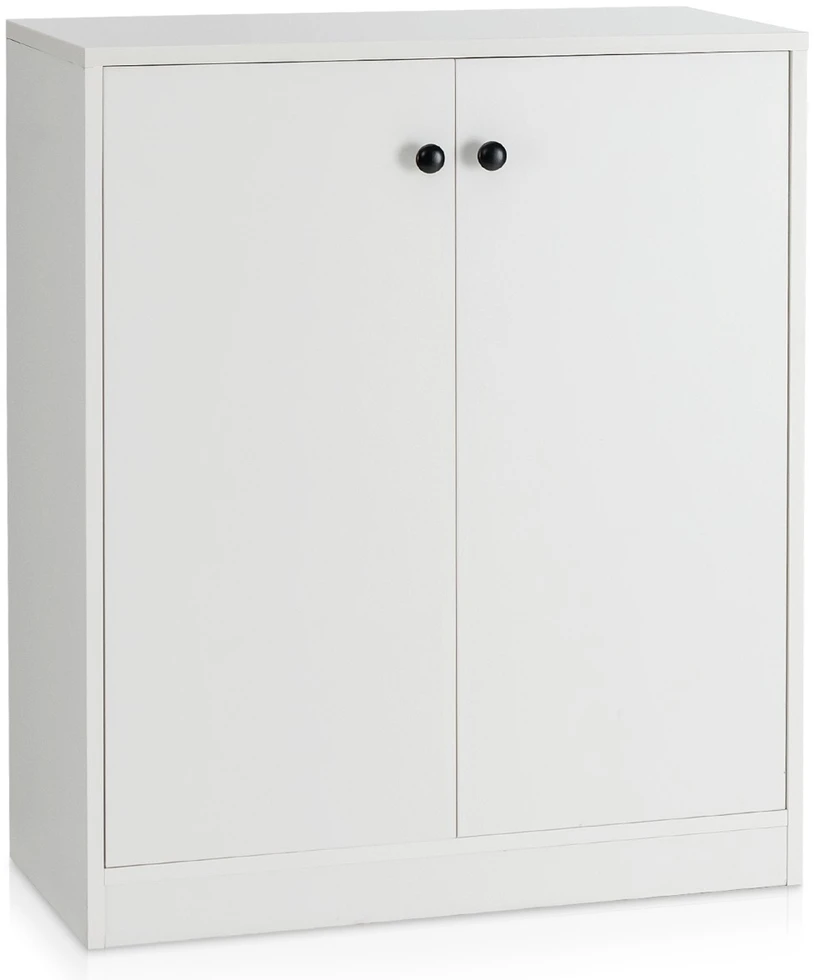 Promotions Sandėliavimo spintelė su 3 lentynomis 72x34x85,5 cm balta/juoda