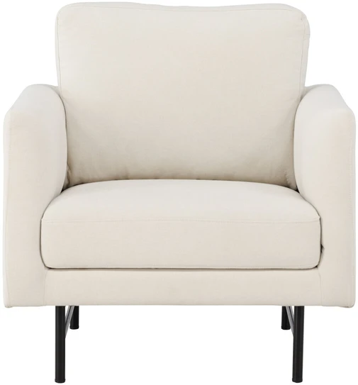Fotelis Venture Design 1-vietės sofa, Dangus, 86x87x68 cm, Balta