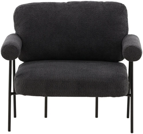 Fotelis Venture Design Rankinė kėdė, Tillberga x Josefin Lustig, 87x83x95 cm, Tamsiai pilka