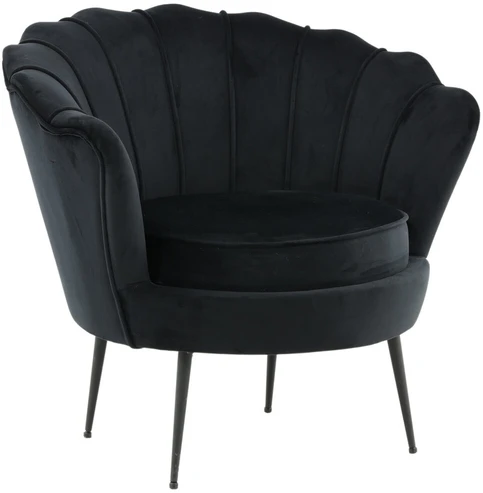 Fotelis Venture Design Sofa, Calais viengubas, 77x76x83 cm, Juoda