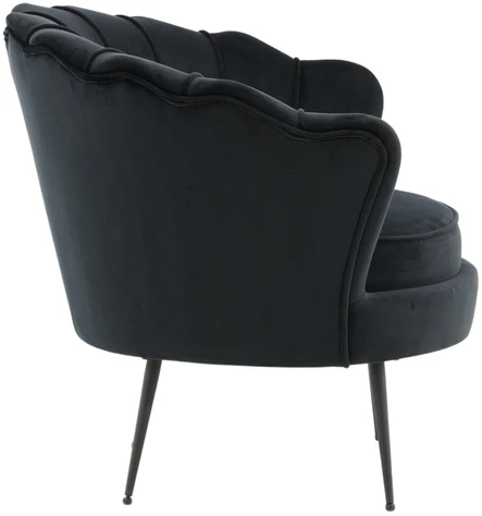 Fotelis Venture Design Sofa, Calais viengubas, 77x76x83 cm, Juoda