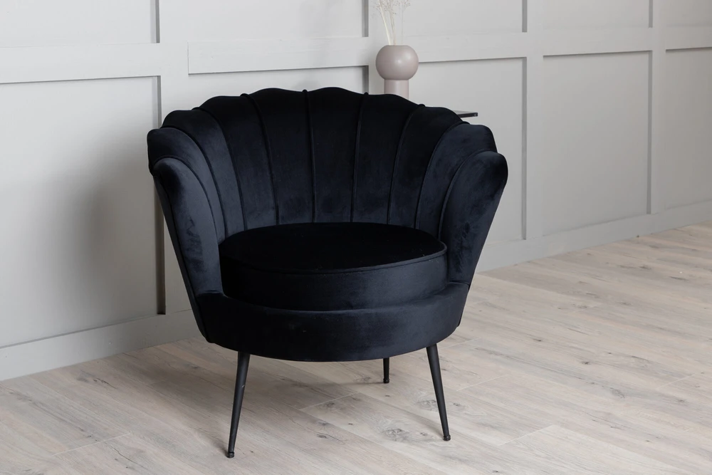 Fotelis Venture Design Sofa, Calais viengubas, 77x76x83 cm, Juoda