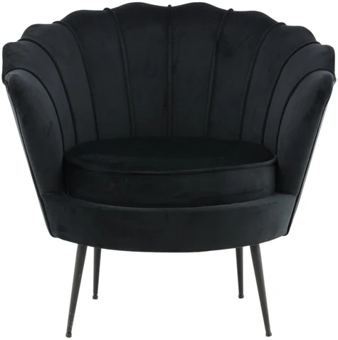 Fotelis Venture Design Sofa, Calais viengubas, 77x76x83 cm, Juoda