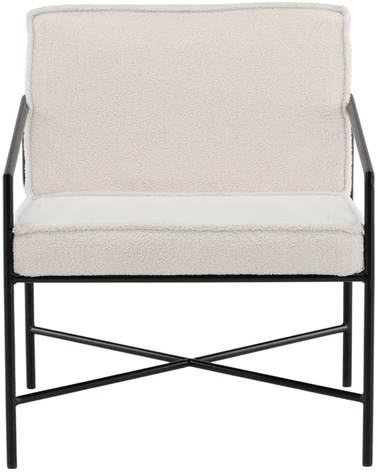 Fotelis Venture Design Sofa, Rakel viengulė, 65x78x66 cm, Balta