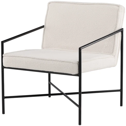 Fotelis Venture Design Sofa, Rakel viengulė, 65x78x66 cm, Balta