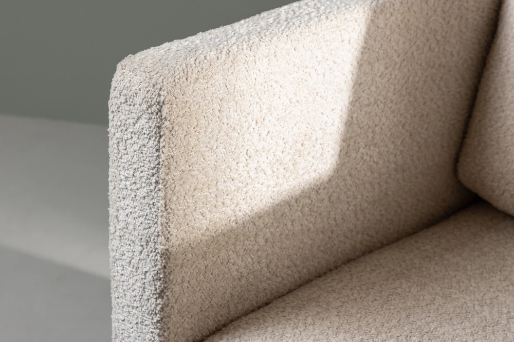Fotelis Venture Design Vieno asmens sofa, Ragusa, 74x87x80 cm, Balta