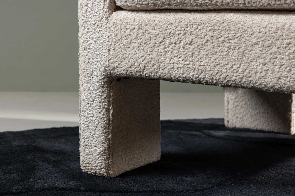 Fotelis Venture Design Vieno asmens sofa, Ragusa, 74x87x80 cm, Balta