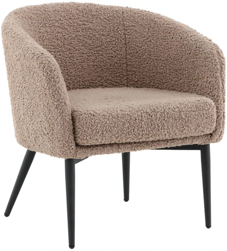 Fotelis Venture Design Vieno žmogaus sofa, purvinas, 64x70x83 cm, rudas