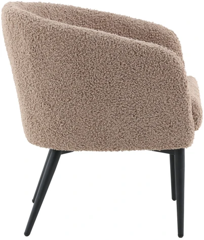 Fotelis Venture Design Vieno žmogaus sofa, purvinas, 64x70x83 cm, rudas