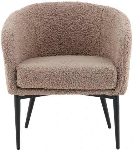 Fotelis Venture Design Vieno žmogaus sofa, purvinas, 64x70x83 cm, rudas