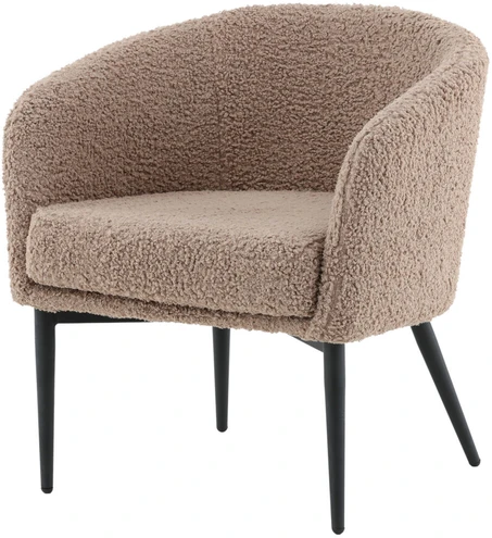 Fotelis Venture Design Vieno žmogaus sofa, purvinas, 64x70x83 cm, rudas