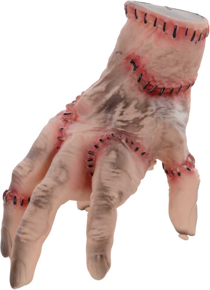 HOMCOM 21cm Helovino dekoracija Realistiška randuota ranka su veiksmo ir garso funkcija, baisi rekvizito dekoracija, siaubo rekvizitas, tinkantis Helovinui ir Cosplay