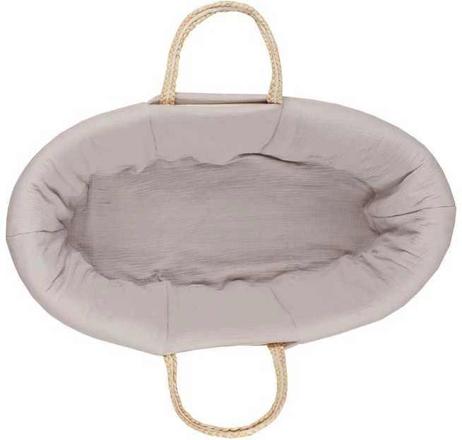 Happymoses Mozės uždanga, pamušta mušelėmis, 0,77x0,36x0,36 m, pilka