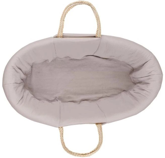 Happymoses Mozės uždanga, pamušta mušelėmis, 0,77x0,36x0,36 m, pilka