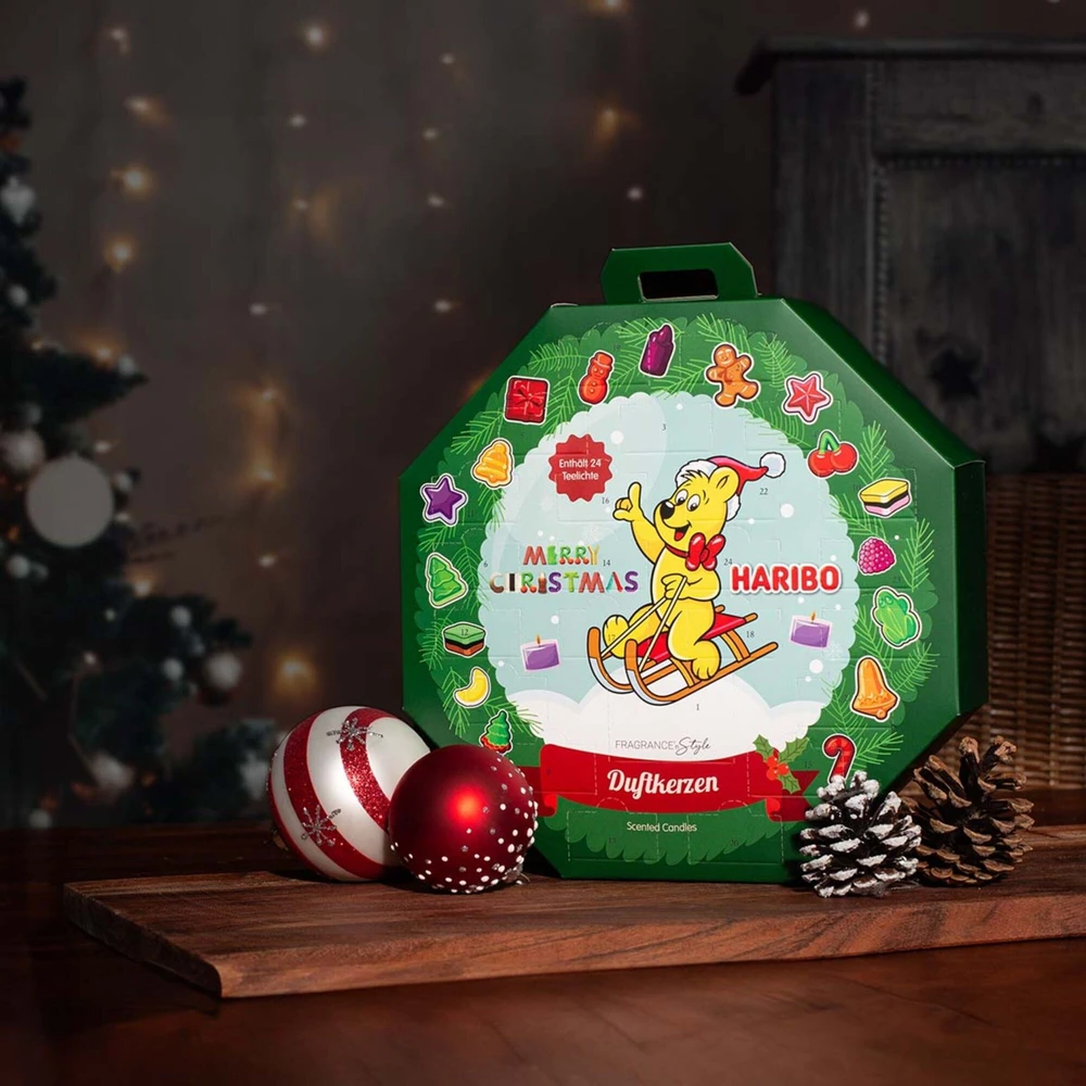 Haribo Adventskalender Teelichter
