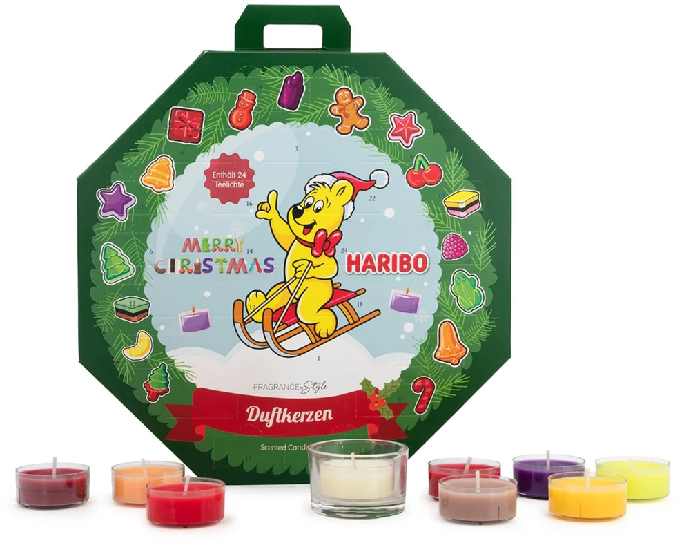 Haribo Adventskalender Teelichter