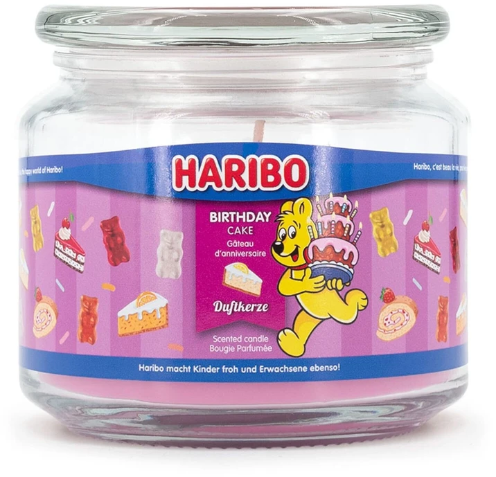 Haribo Kvapioji žvakė, 9.5x10x10 cm, Rožė, Stiklas