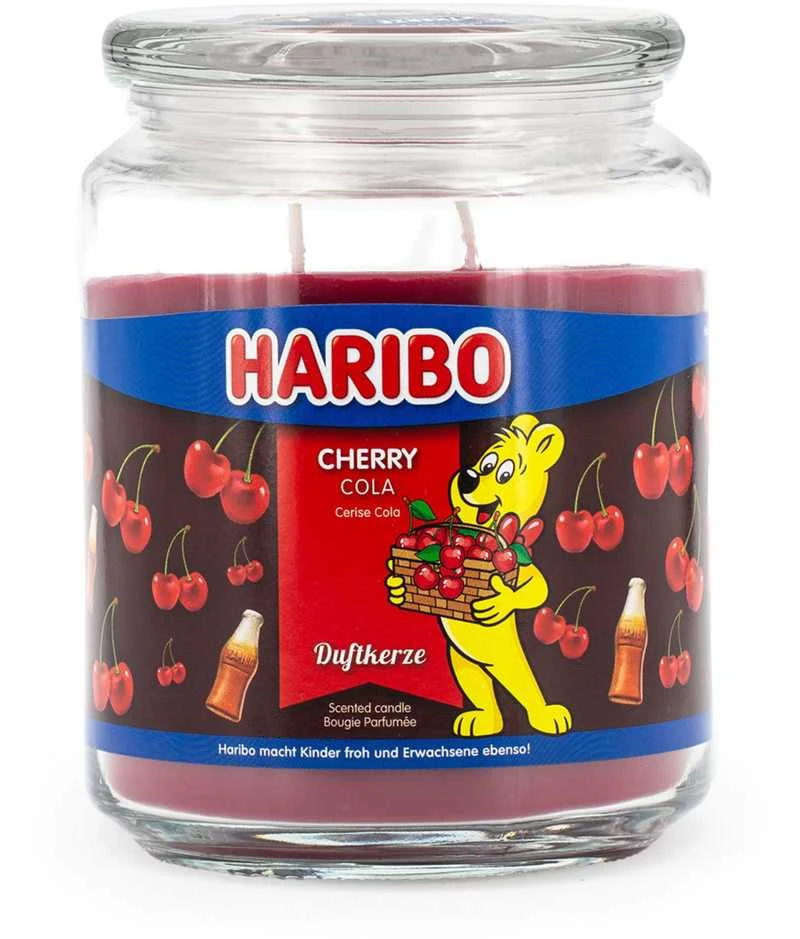 Haribo Duftkerzen Haribo Cherry Cola žvakė - 510g
