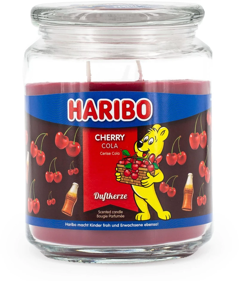 Haribo Duftkerzen Haribo Cherry Cola žvakė - 510g
