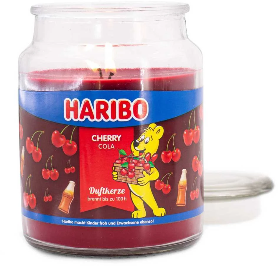 Haribo Duftkerzen Haribo Cherry Cola žvakė - 510g