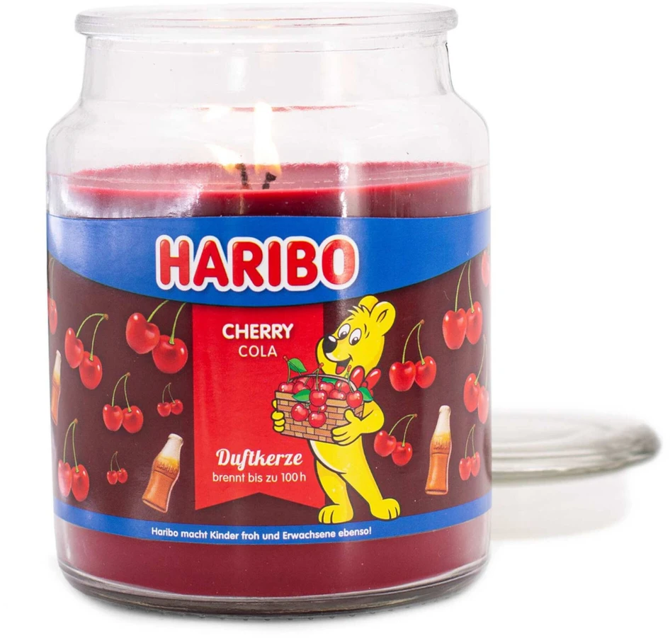 Haribo Duftkerzen Haribo Cherry Cola žvakė - 510g