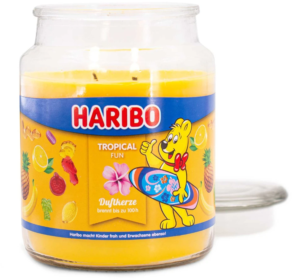 Haribo Duftkerzen Haribo Tropical Fun žvakė 510 g