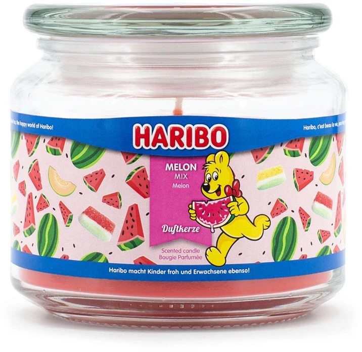 Haribo Kvapnioji žvakė 9.5x10x10 cm raudona, stiklas