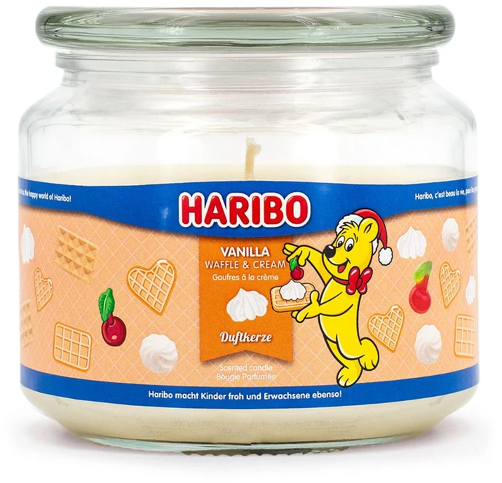 Haribo Kvapnioji žvakė 9.5x10x10 cm smėlio spalvos, stiklas
