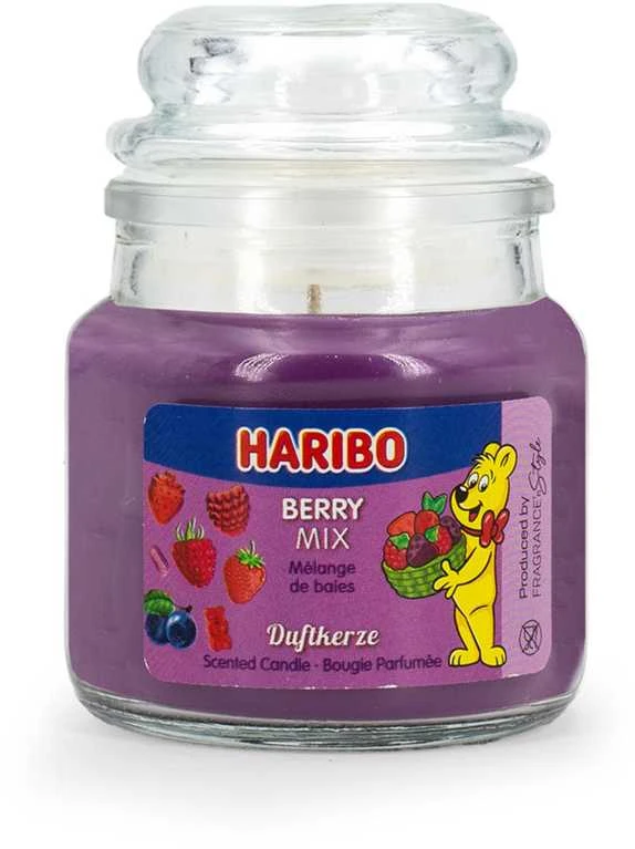 Haribo Duftkerzen Haribo žvakių rinkinys - Berry Mix, Coconut Lime, Tropical Fun - 3 x 85 g