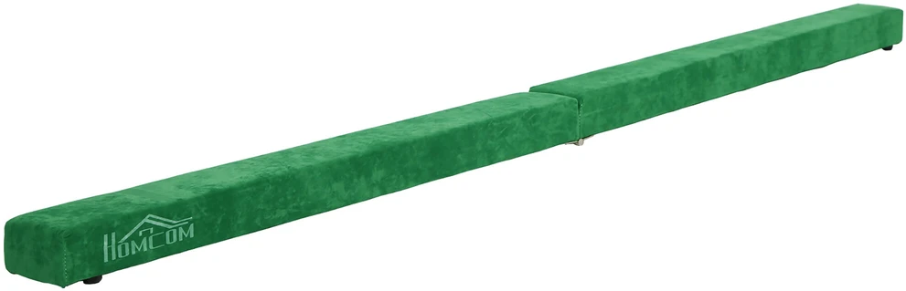 HOMCOM 210 cm gimnastikos balansavimo sija, skirta naudoti viduje ir lauke, sulankstoma, iki 120 kg, žalia