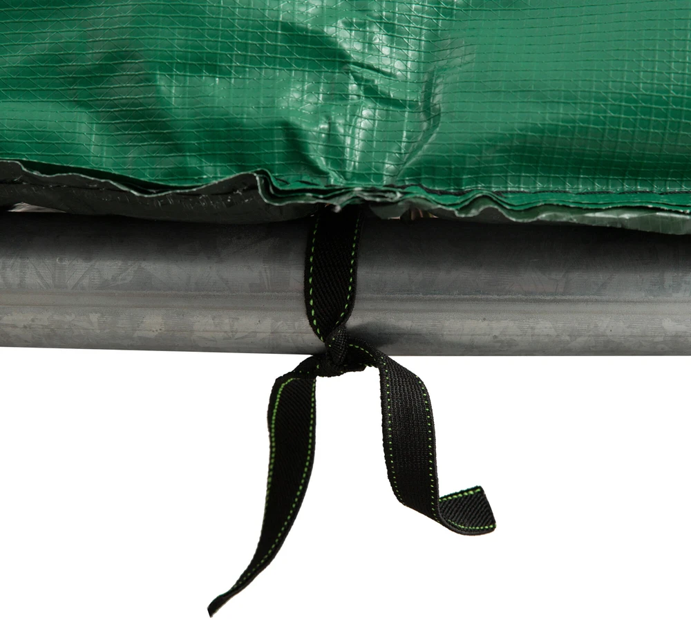HOMCOM krašto danga, trampolino priedas, Ø 244 cm, atspari oro sąlygoms, PVC PE, žalia