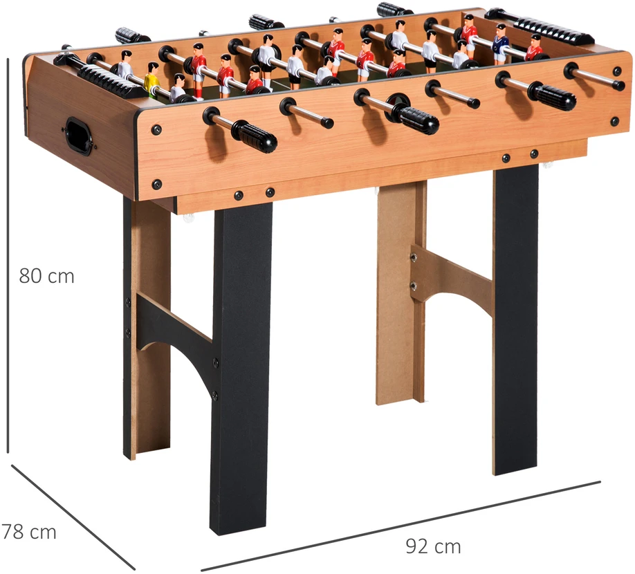 HOMCOM 4-in-1 universalus žaidimų stalas, daugiafunkcis stalas su stalo futbolu, oro rituliu, stalo tenisu, biliardu, 87x43x73 cm | Aosom