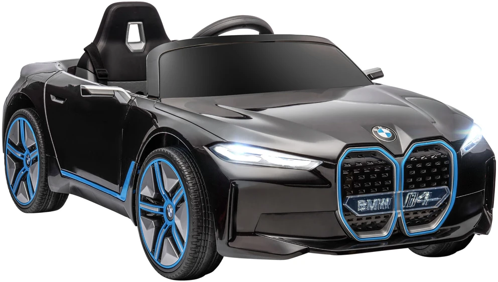 HOMCOM vaikų elektrinio automobilio nuotolinio valdymo žibintai MP3 grotuvas 3-5 km/val