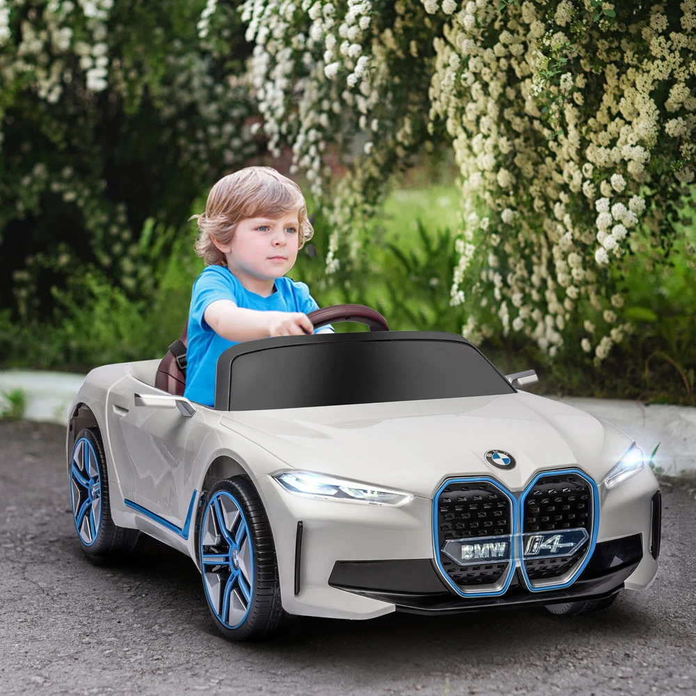 Homcom Vaikiškas elektrinis automobilis su nuotolinio valdymo pulteliu, žibintais, MP3 grotuvu, 3-5 km/val