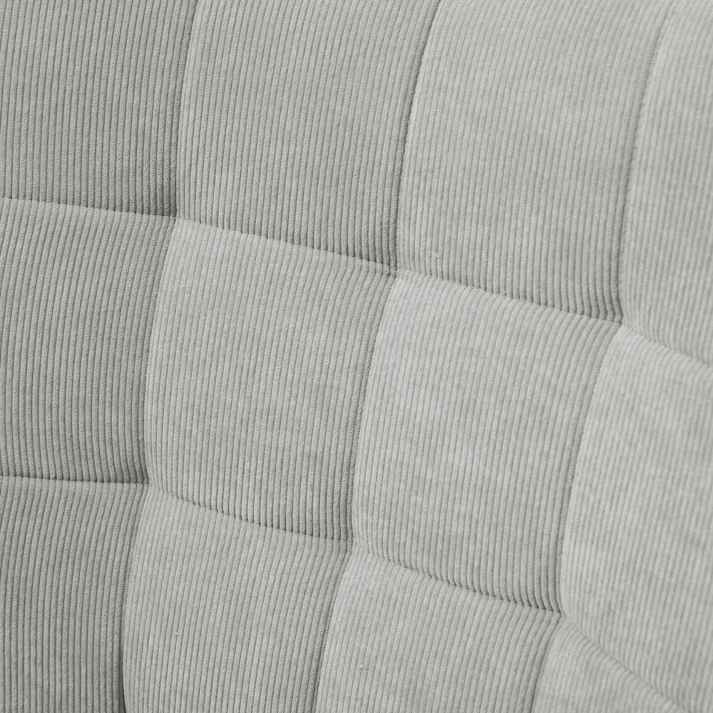 HOMCOM fotelis su kėdute kojoms, poilsio fotelis, gobeleninis fotelis kordos audinio išvaizdos, poilsio kėdė, fotelis su medinėmis kojelėmis, televizoriaus fotelis svetainei, pilkas