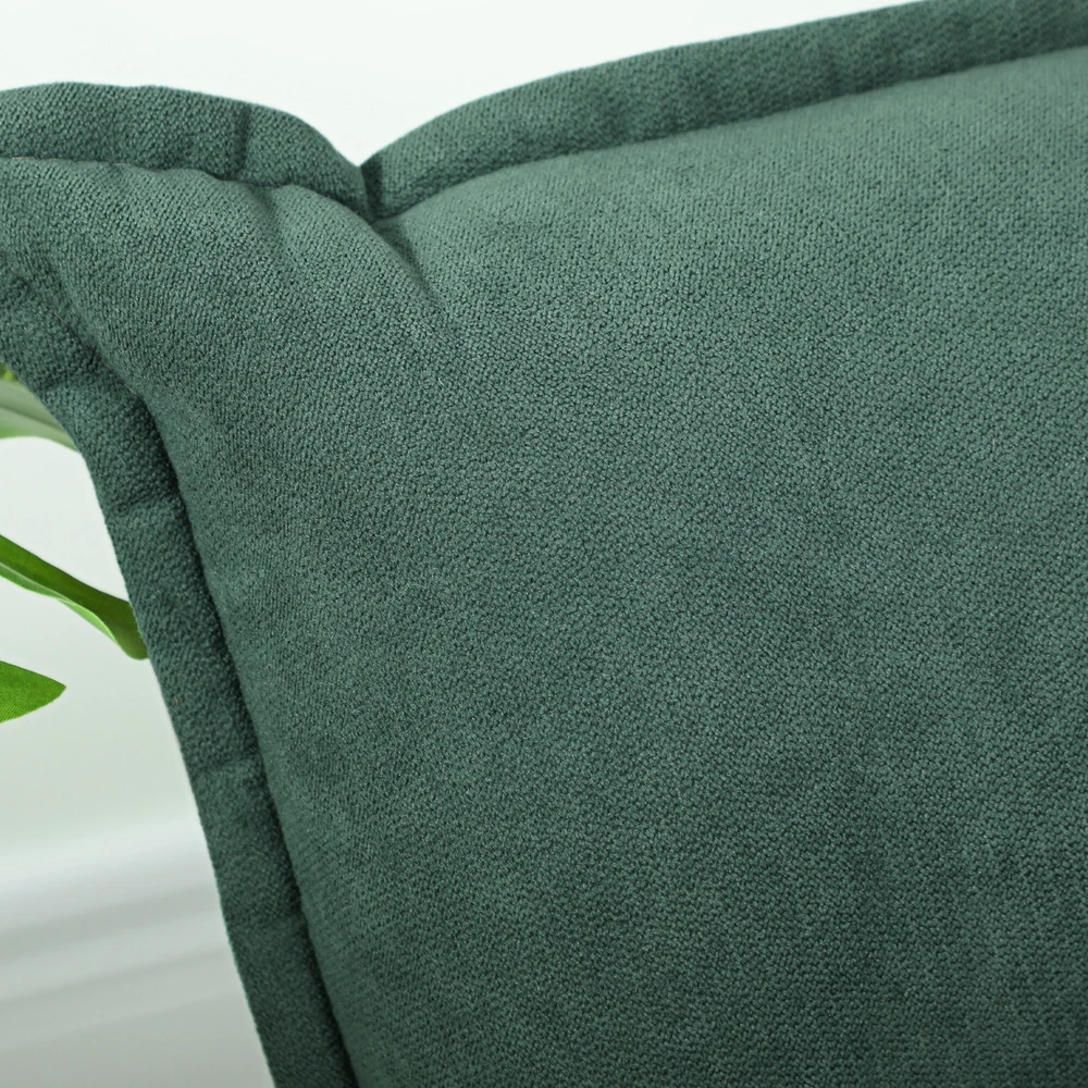 HOMCOM grindų kėdė 360° besisukanti, su 5 padėčių reguliuojamu atlošu, sulankstoma grindų sofa, meditacijos kėdė, paminkštinta „Lazy“ sofa svetainei, žaidimams ir skaitymui, žalia