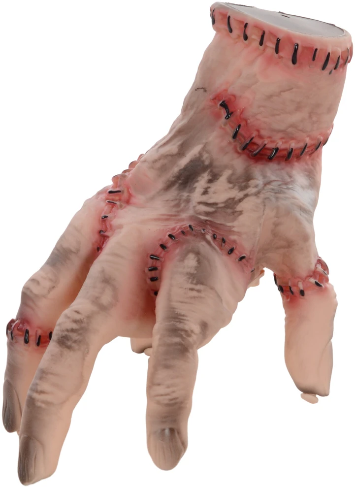 HOMCOM 21cm Helovino dekoracija Realistiška randuota ranka su veiksmo ir garso funkcija, baisi rekvizito dekoracija, siaubo rekvizitas, tinkantis Helovinui ir Cosplay