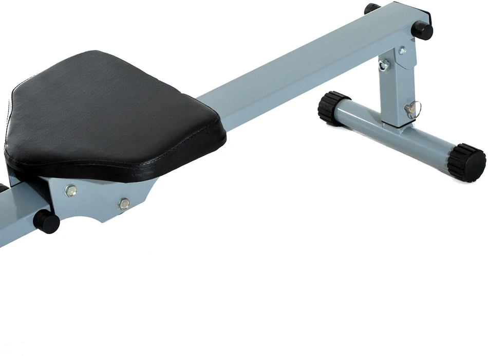 HOMCOM irklavimo treniruoklis su LCD ekranu, plienas+PVC, pilkas, 130x47,5x67cm