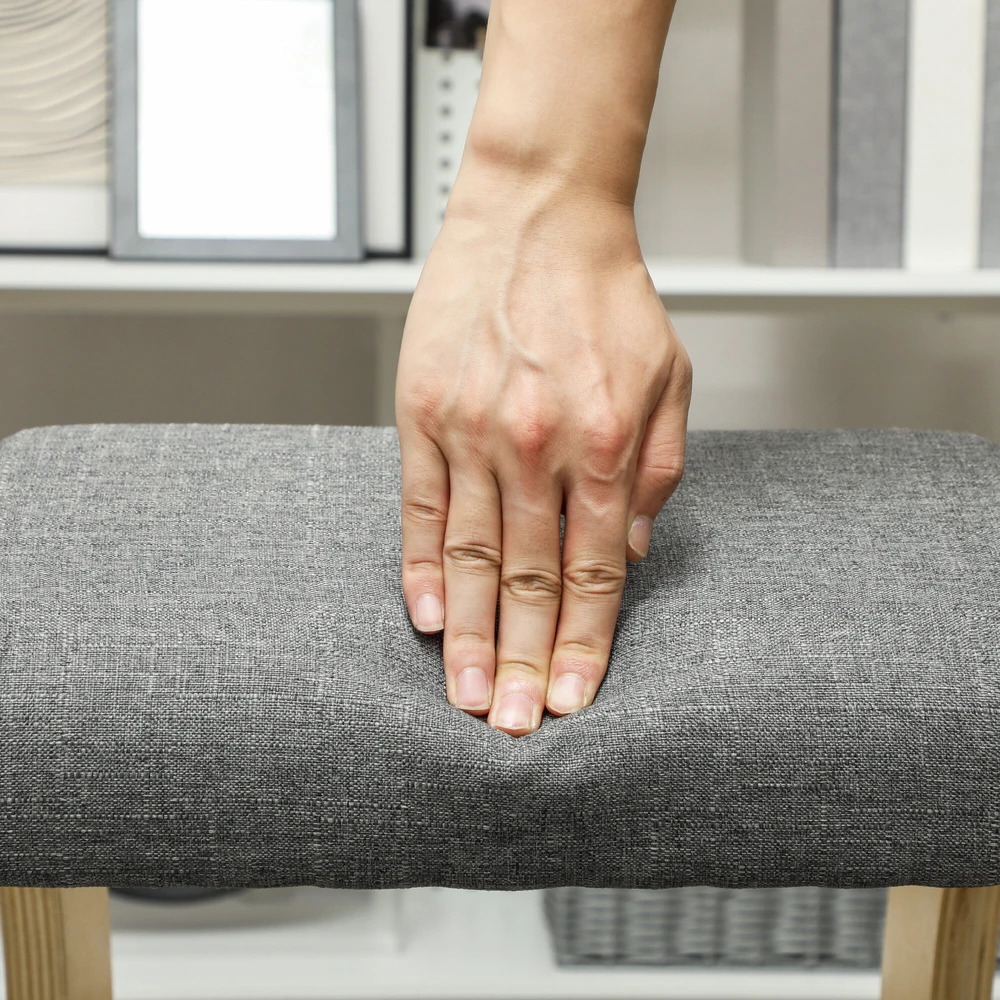 HOMCOM ergonominė kėdė klūpėjimui, supamoji kėdė keliams, rašomojo stalo kėdė namų biurui, laikysenos gerinimui, pilka