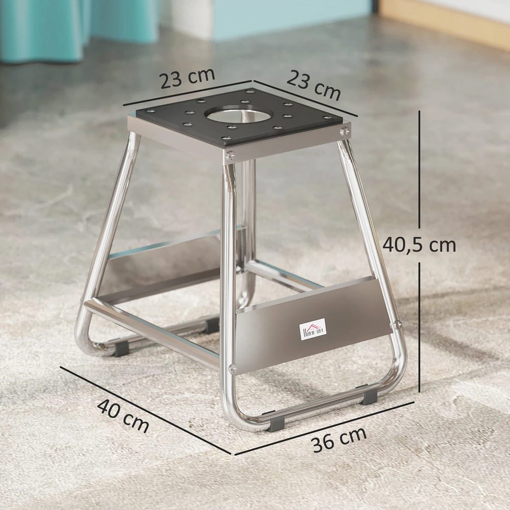 HOMCOM motociklo stovas, universali motociklo atrama, kurios keliamoji galia iki 500 kg, motociklo keltuvas, motociklo kėlimo platforma, motociklo motocross kėlimo platforma, montavimo stovas