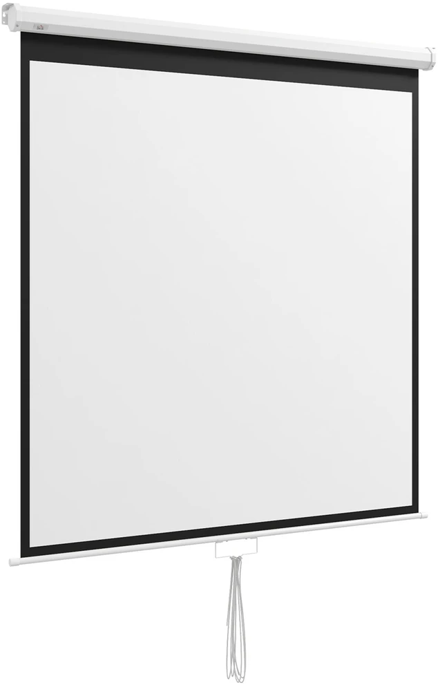Projektorius HOMCOM projektoriaus ekranas 152 x 152 cm, 85 colių, 1:1 HD 4K, skirtas namų kinui ir biuro pristatymams