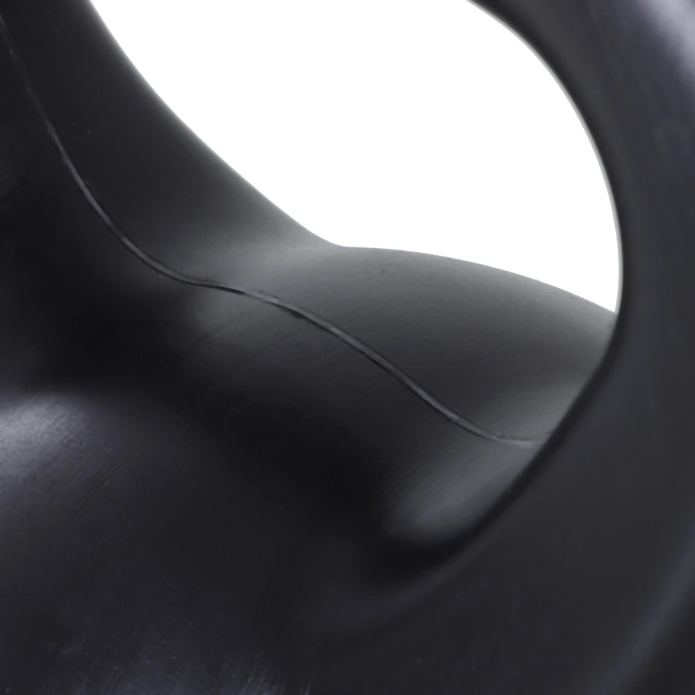 HOMCOM virdulinis svarmuo (kettlebell) 12 kg, smėliu užpildytas svarmuo pradedantiesiems, juodas