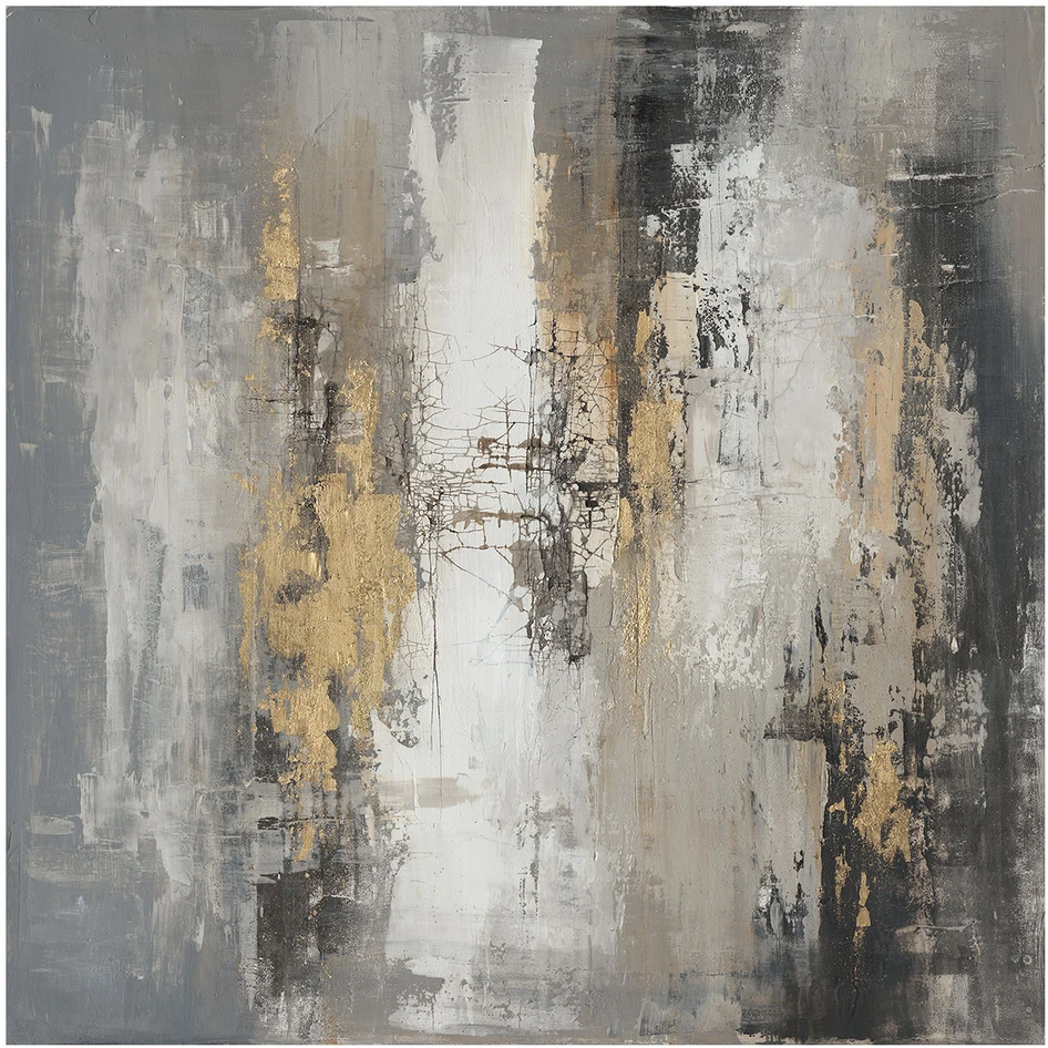 Home4You Aliejinis paveikslas 120x120 cm, abstraktus rytas