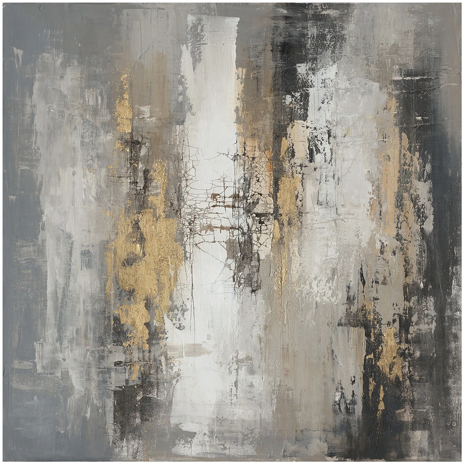 Home4You Aliejinis paveikslas 120x120 cm, abstraktus rytas