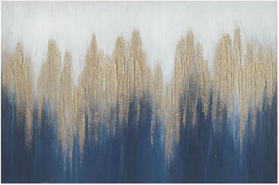 Home4You Aliejinis paveikslas 80x120 cm, abstraktus miškas