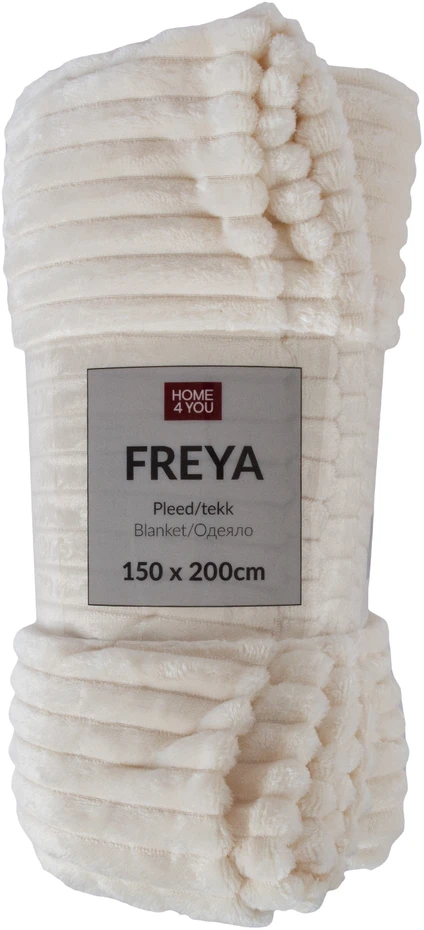 Home4You Pledas FREYA 150x200cm, baltas