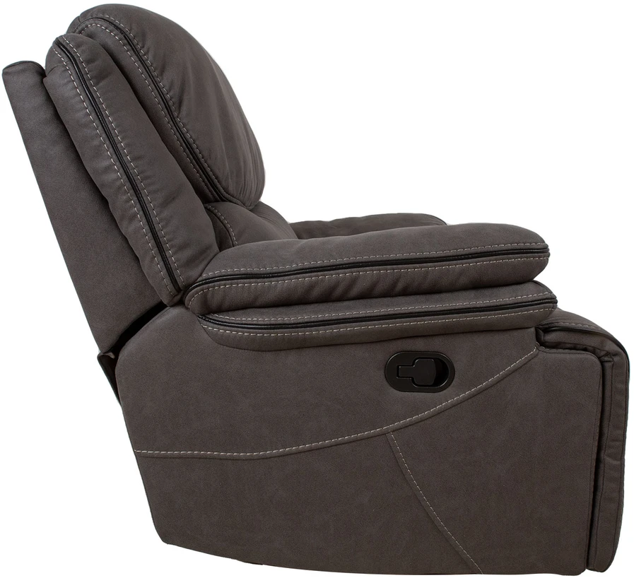 Home4You Atlošiamas fotelis GORDY su rankiniu mechanizmu, pilkas