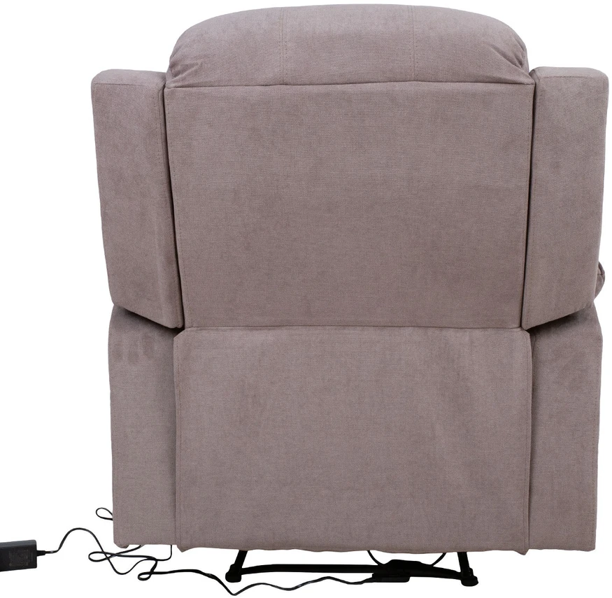 Home4You Atlošas fotelis LOWRI su elektriniu mechanizmu, taupe