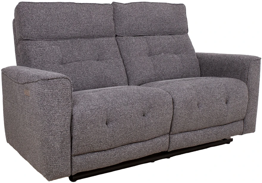 Home4You Atlošiama sofa BOSCO, 2 vietų, su elektriniu mechanizmu, pilka