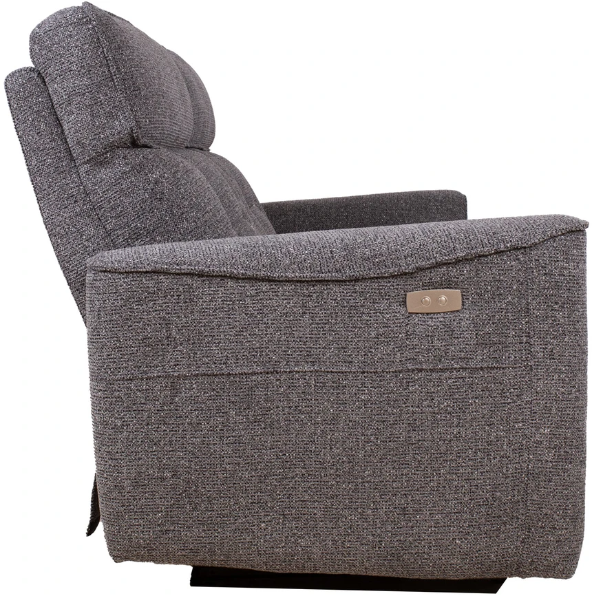 Home4You Atlošiama sofa BOSCO, 2 vietų, su elektriniu mechanizmu, pilka
